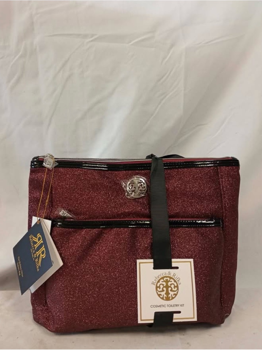 Rebecca & Rifka Limited Edition Toiletry Kit - Sparkling Burgundy